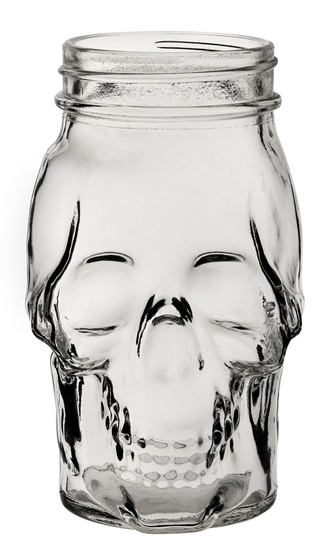 Skull Jar 17.5oz (50cl) - R98007-000000-B06012 (Pack of 12)